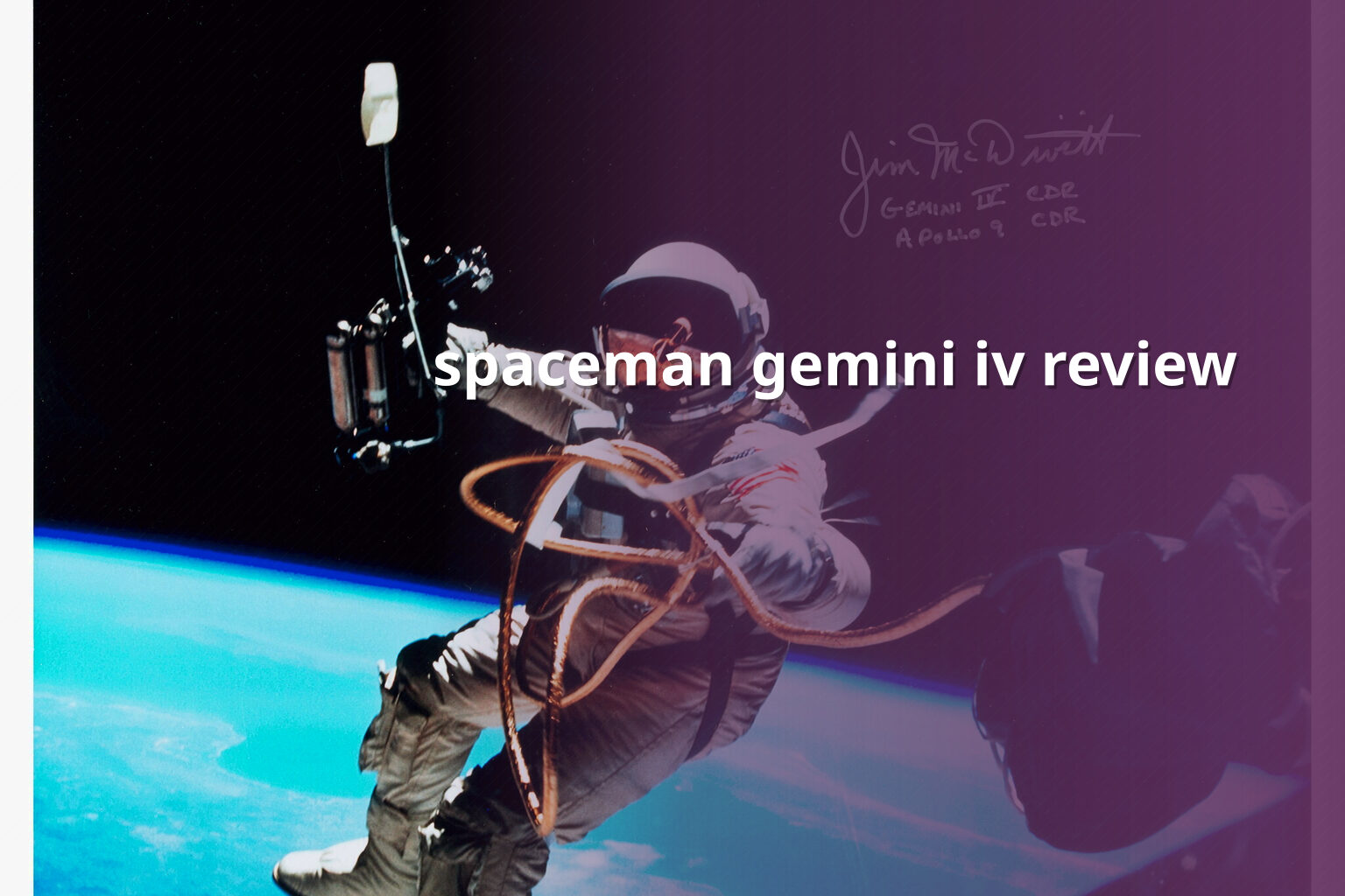 spaceman gemini iv review - slots