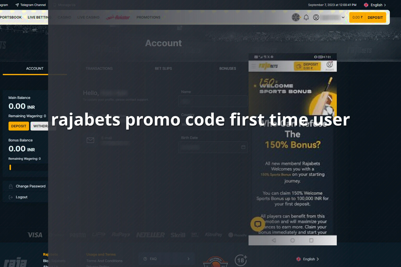 rajabets promo code first time user - gaming_brand