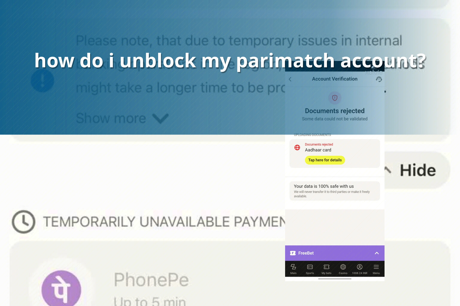 how do i unblock my parimatch account? - gaming_brand