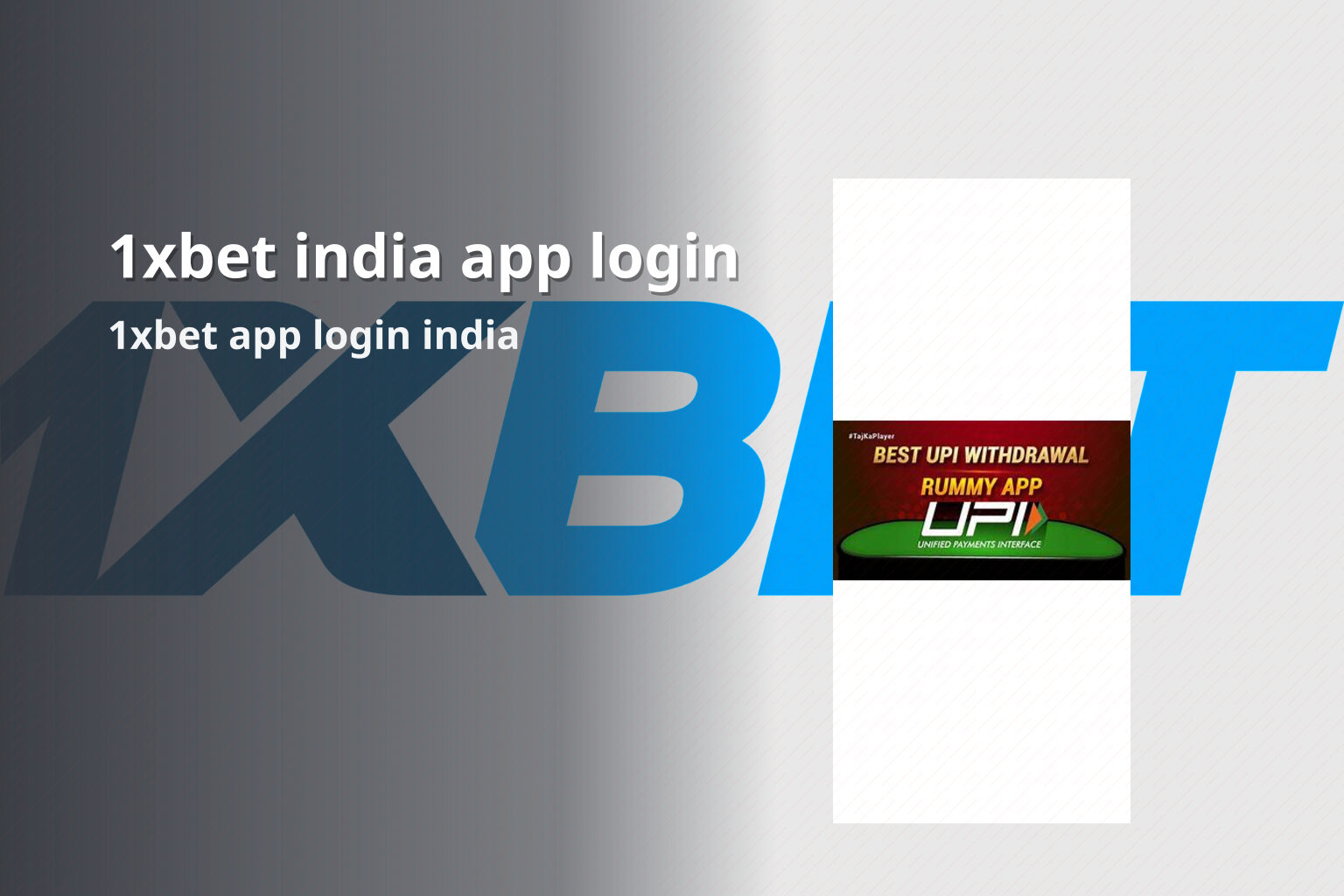 1xbet india app login - gaming_brand