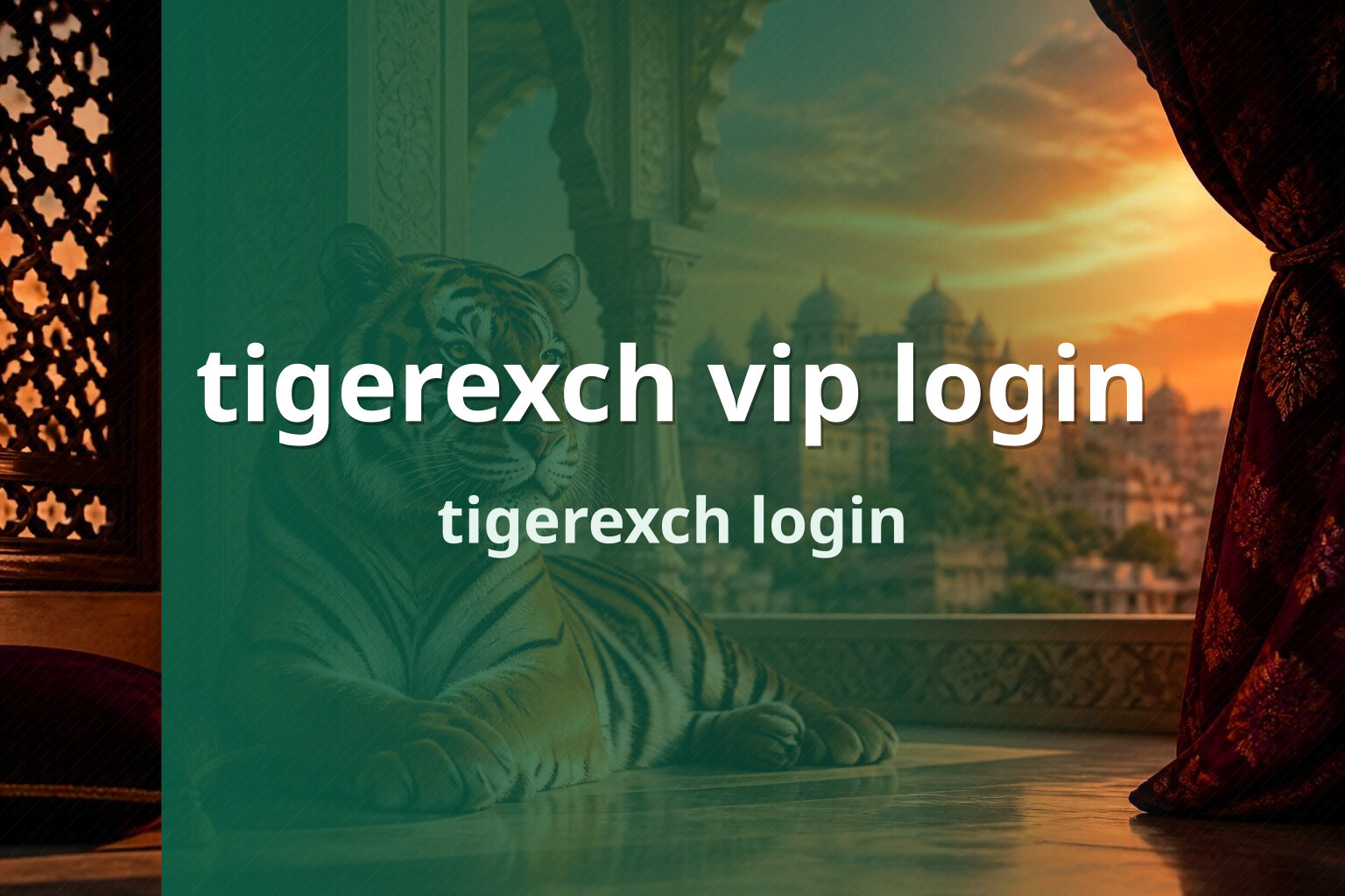 tigerexch vip login tigerexch login