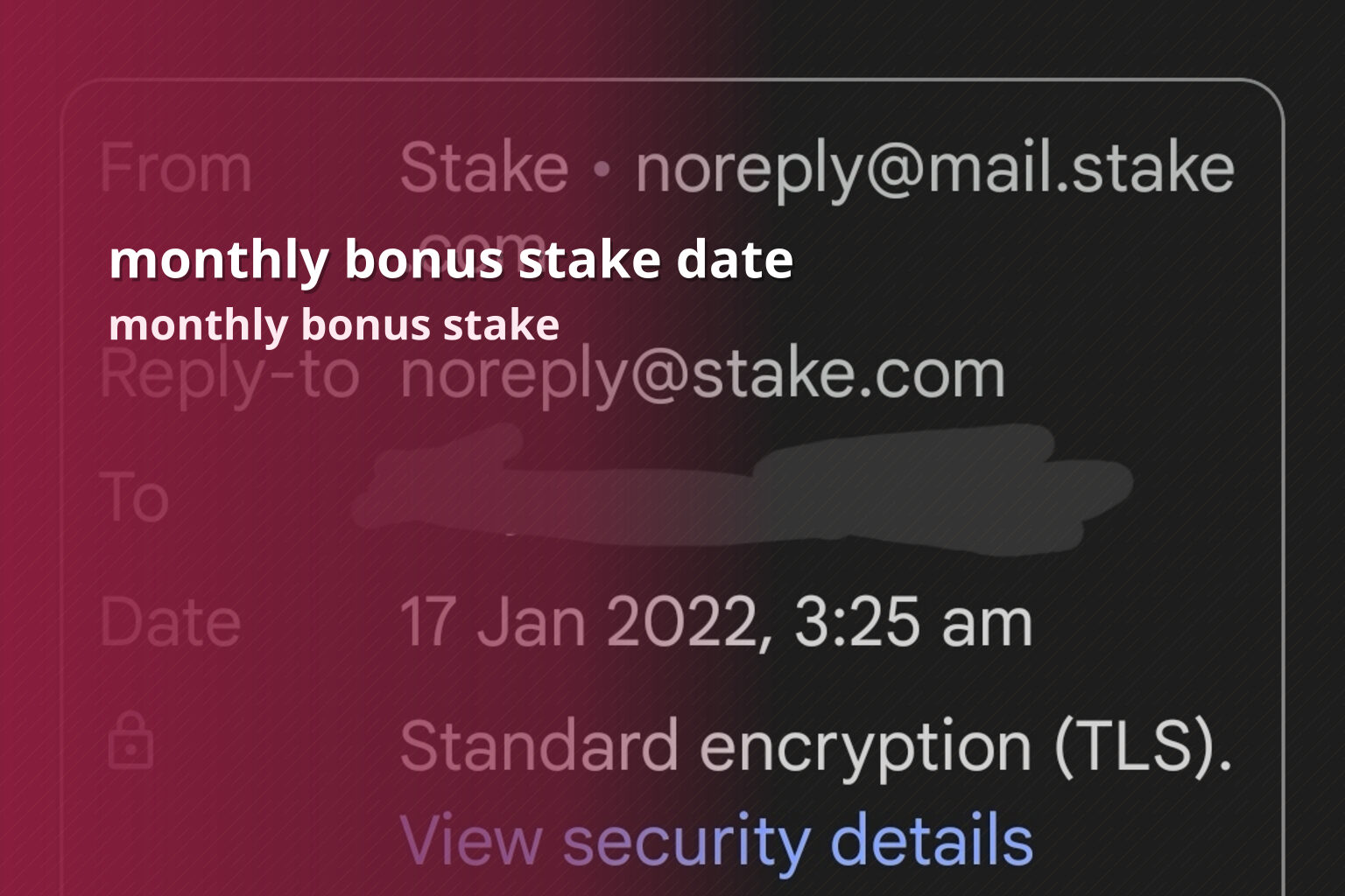 monthly bonus stake date monthly bonus stake