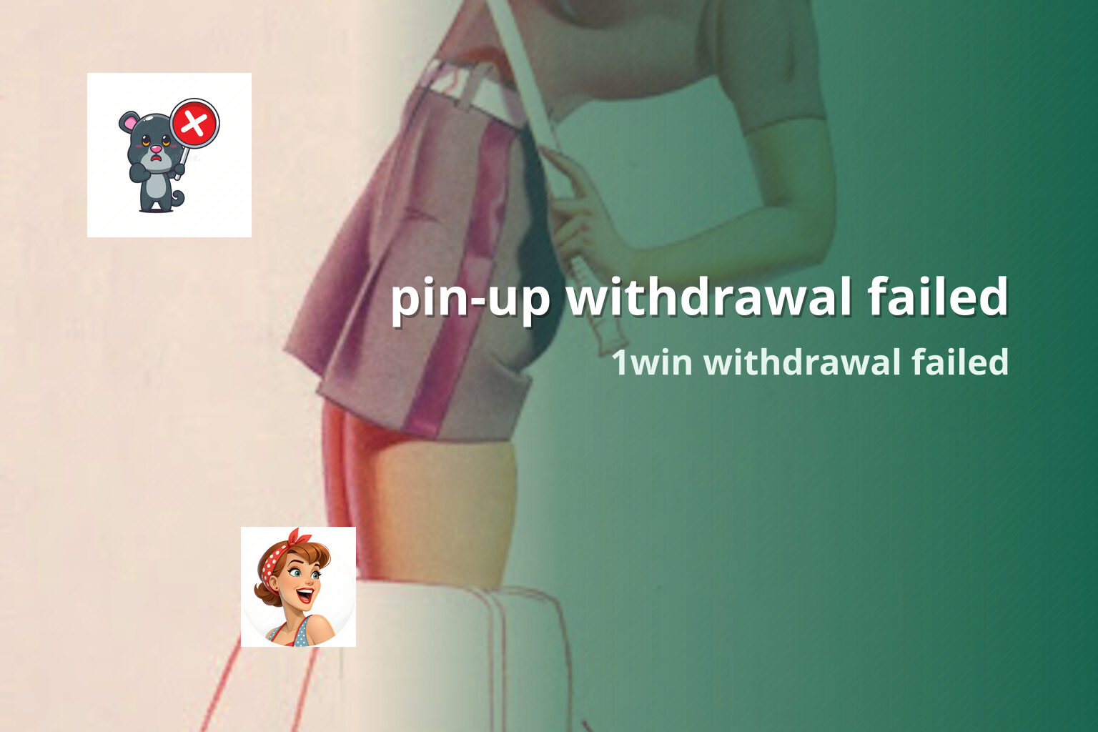 pin-up withdrawal failed - online gaming transaction support