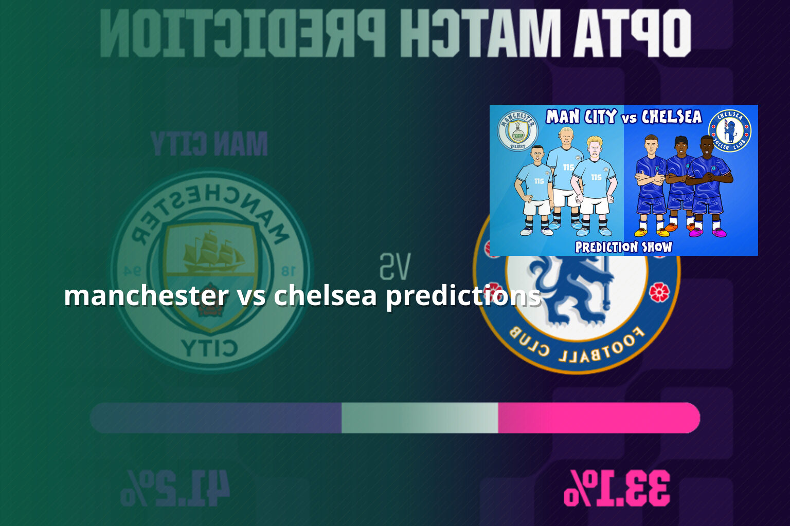 manchester vs chelsea predictions - sportsbook