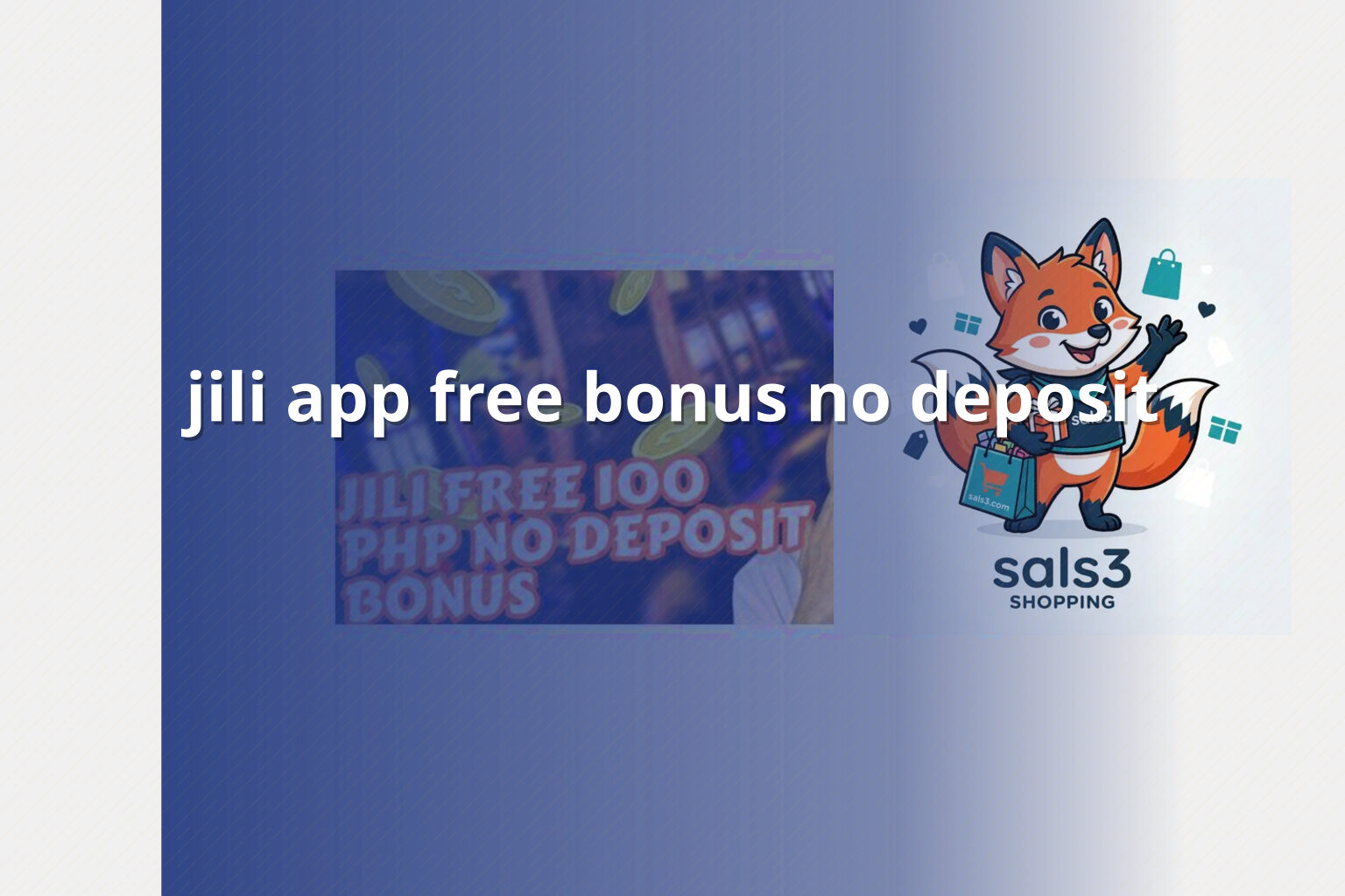 jili app free bonus no deposit - slots