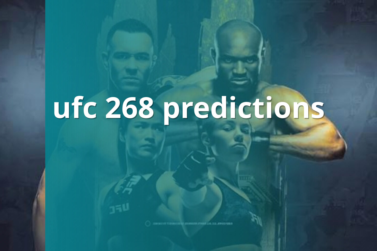 ufc 268 predictions - sportsbook