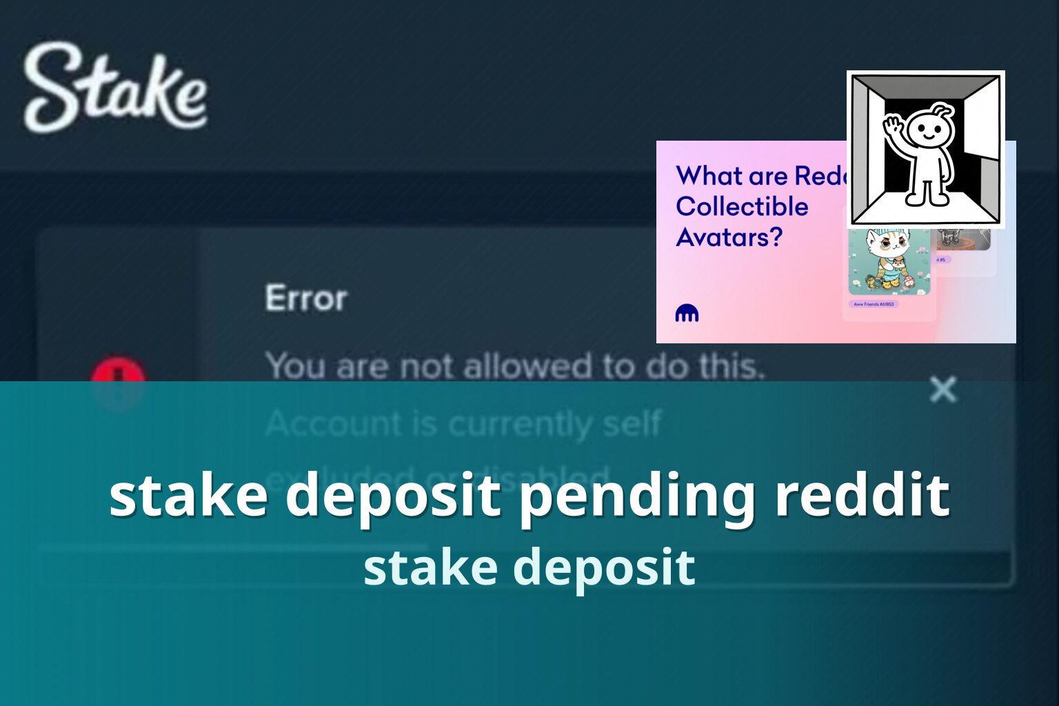 stake deposit pending reddit stake deposit