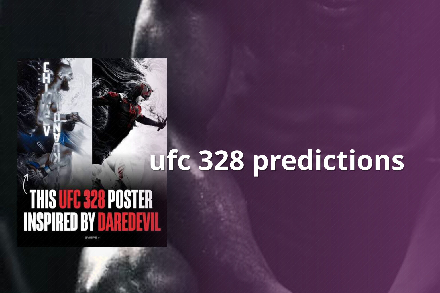 ufc 328 predictions - sportsbook