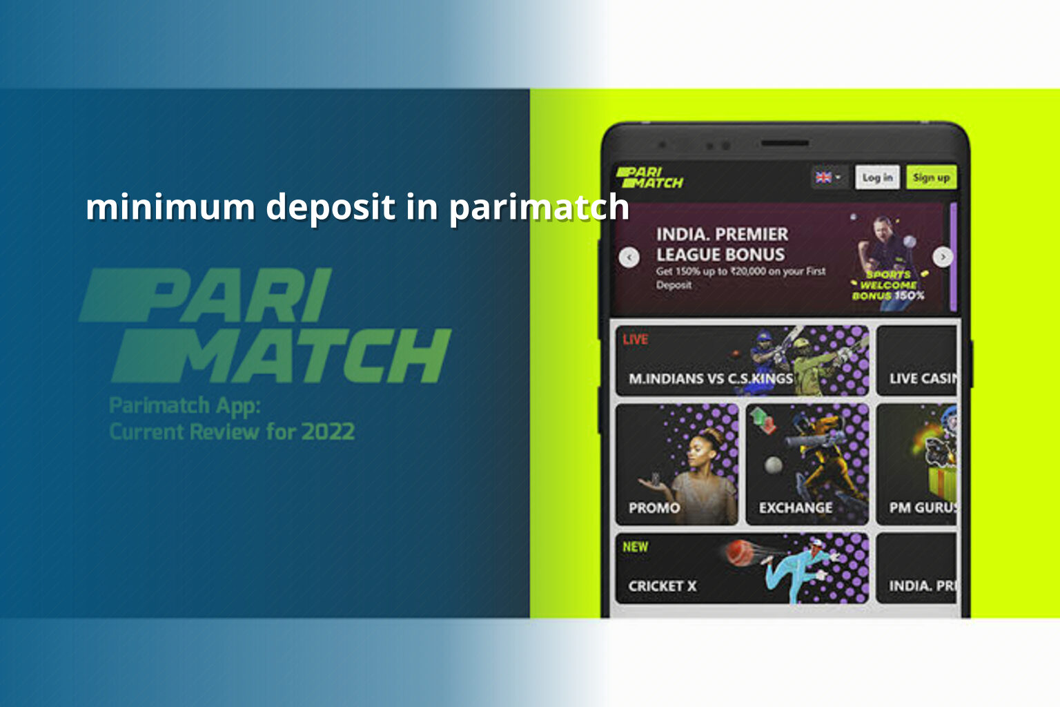 minimum deposit in parimatch - gaming_brand