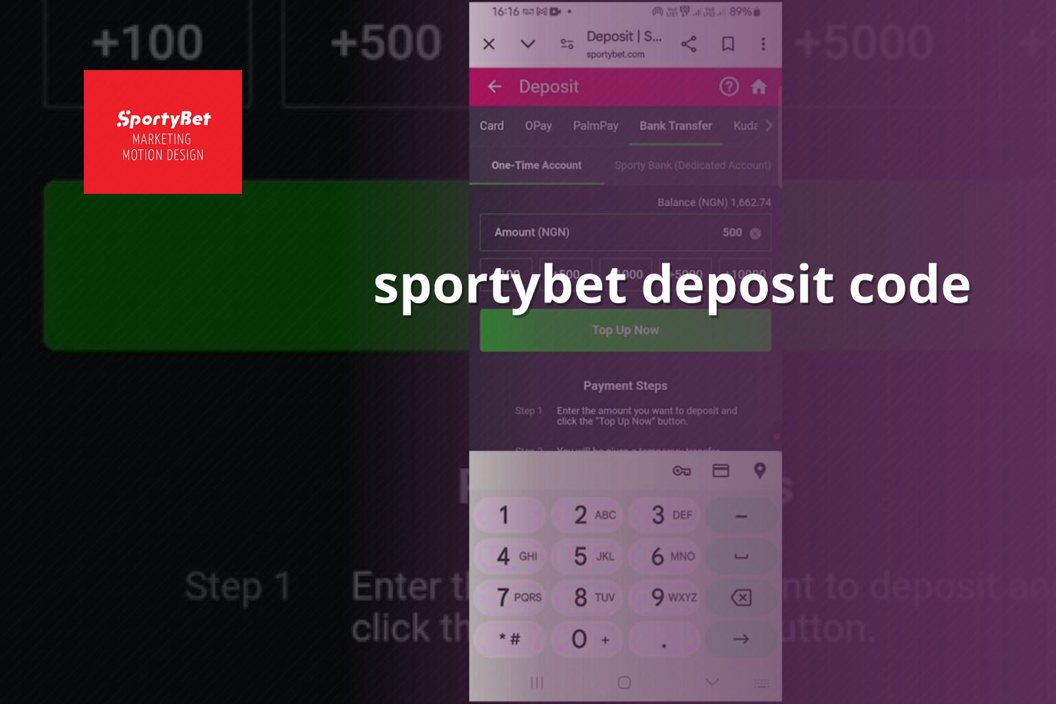 sportybet deposit code - gaming_brand