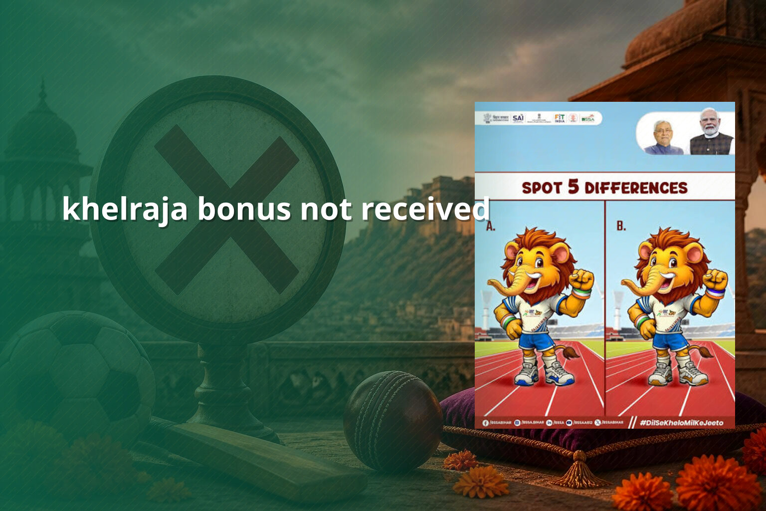 khelraja bonus not received - gaming_brand