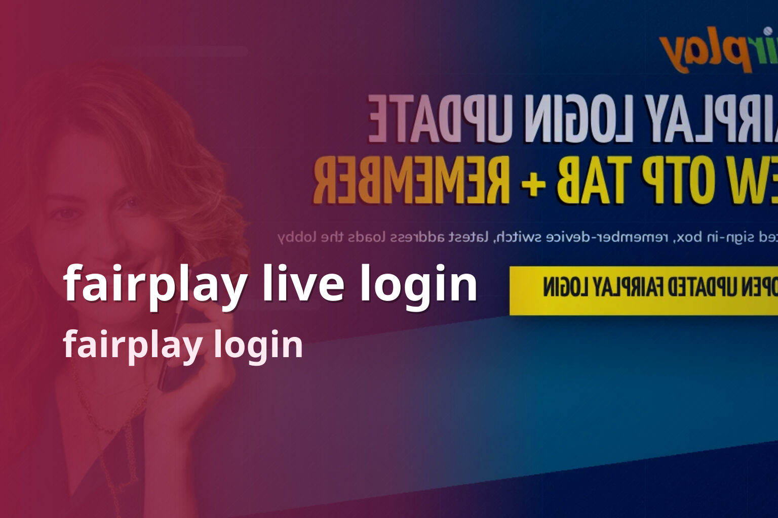 fairplay live login fairplay login