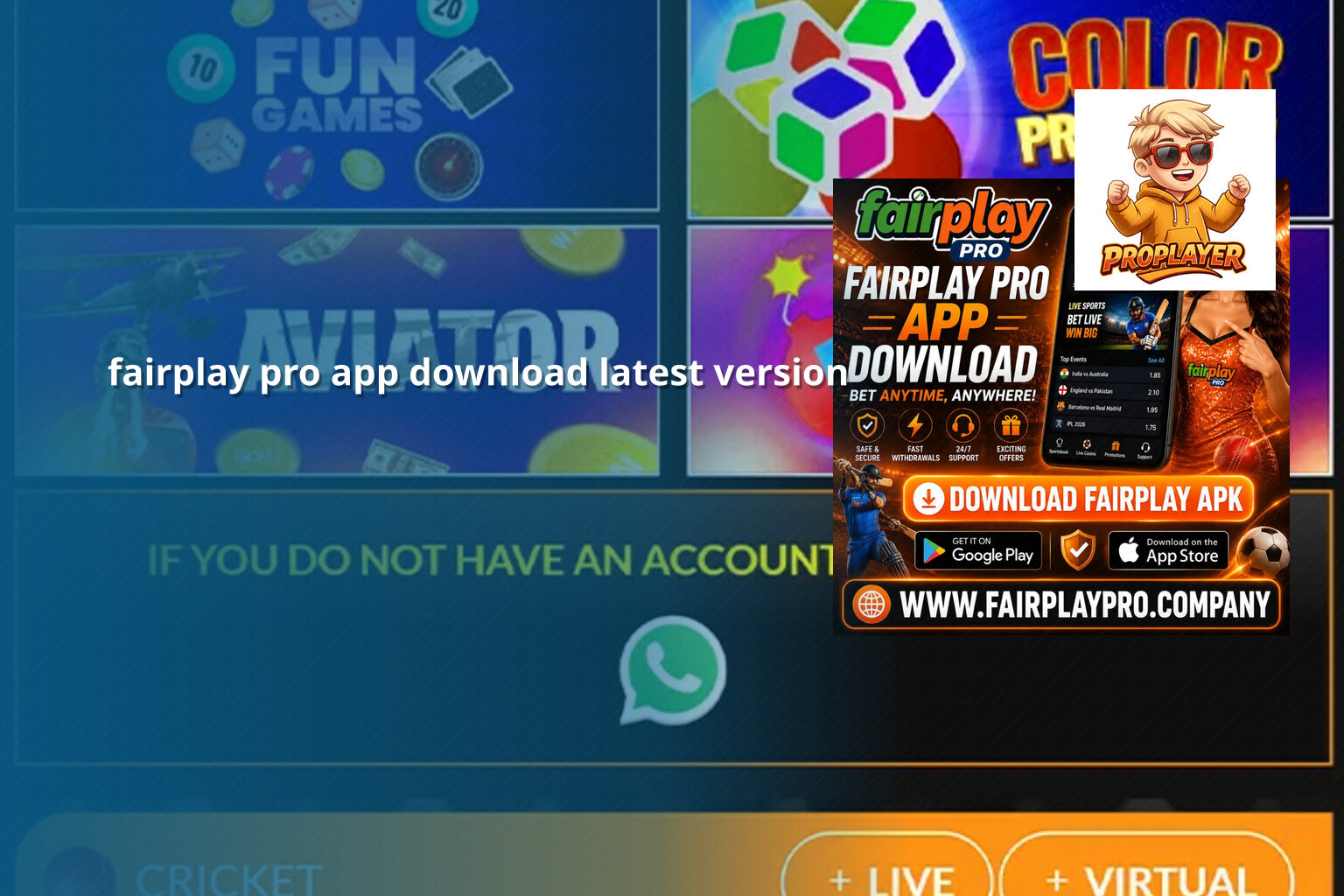 fairplay pro app download latest version - gaming_brand